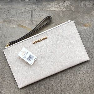 Michael Kors Pearl zip clutch